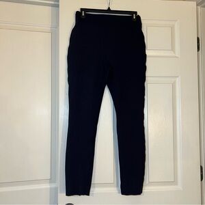 Spanx The Perfect Pants Size Medium Tall Black Back Seam Skinny Pull On 20251T